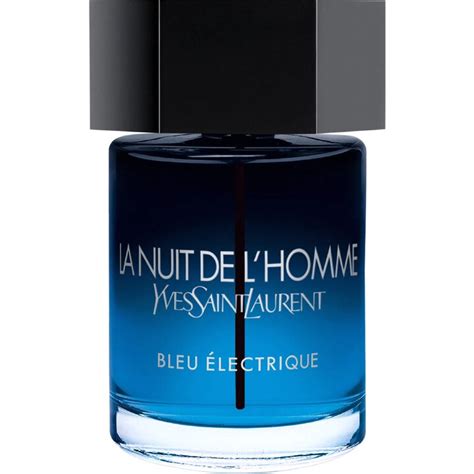 parfum yves saint laurent la nuit de l'homme bleu électrique|ysl la nuit bleu electrique.